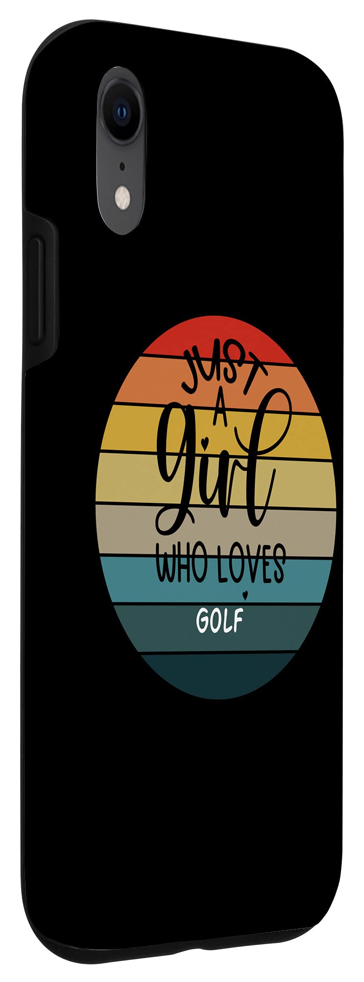Vintage iPhone XR Case - Just A Girl Who Loves Golf Design | Trendy Protective Cover for Women | Perfect for Golf Lovers & Everyday Use