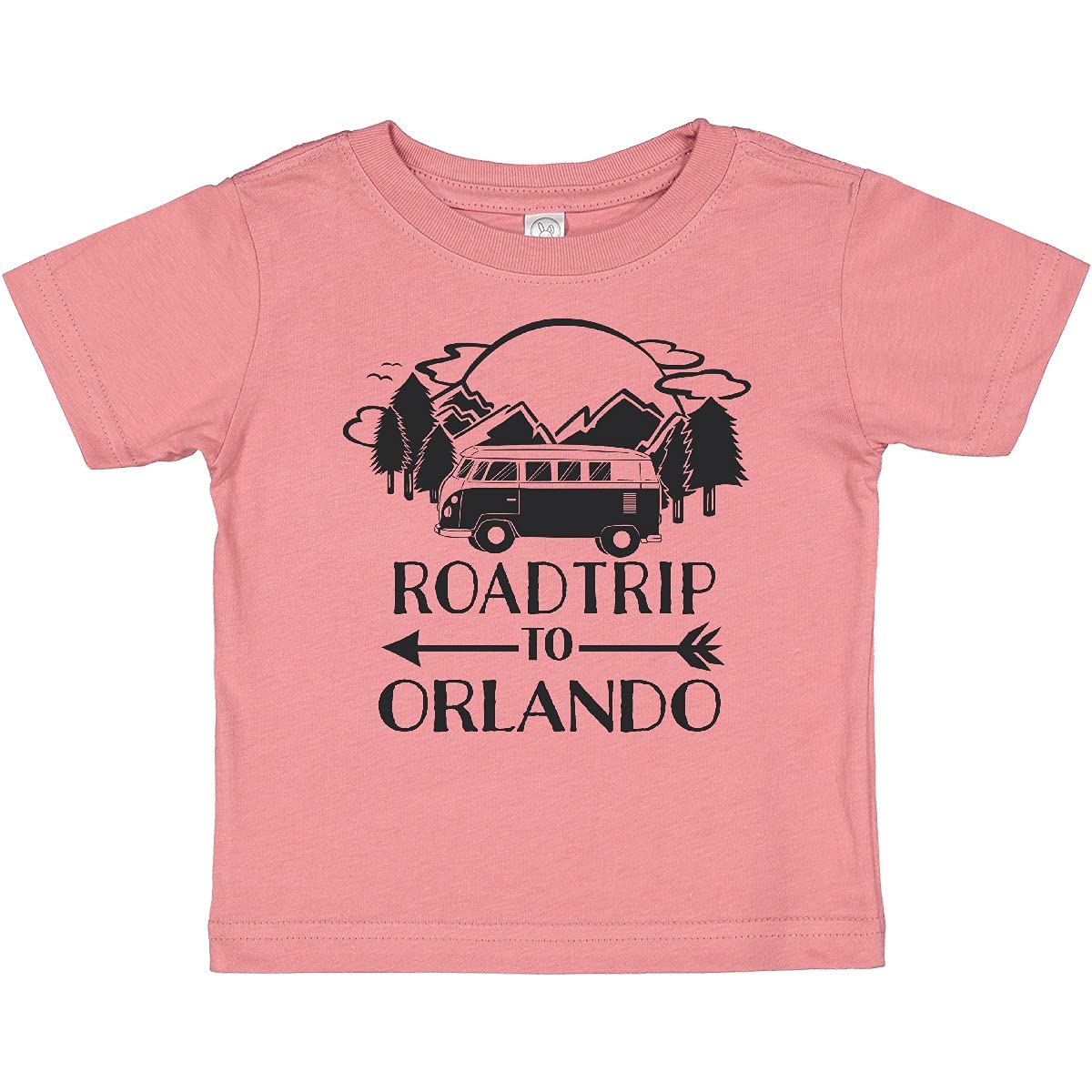 Road Trip to Orlando Baby T-Shirt | Cute Travel-Themed Infant Cotton Tee | Perfect for Vacation Photos & Family Trips
