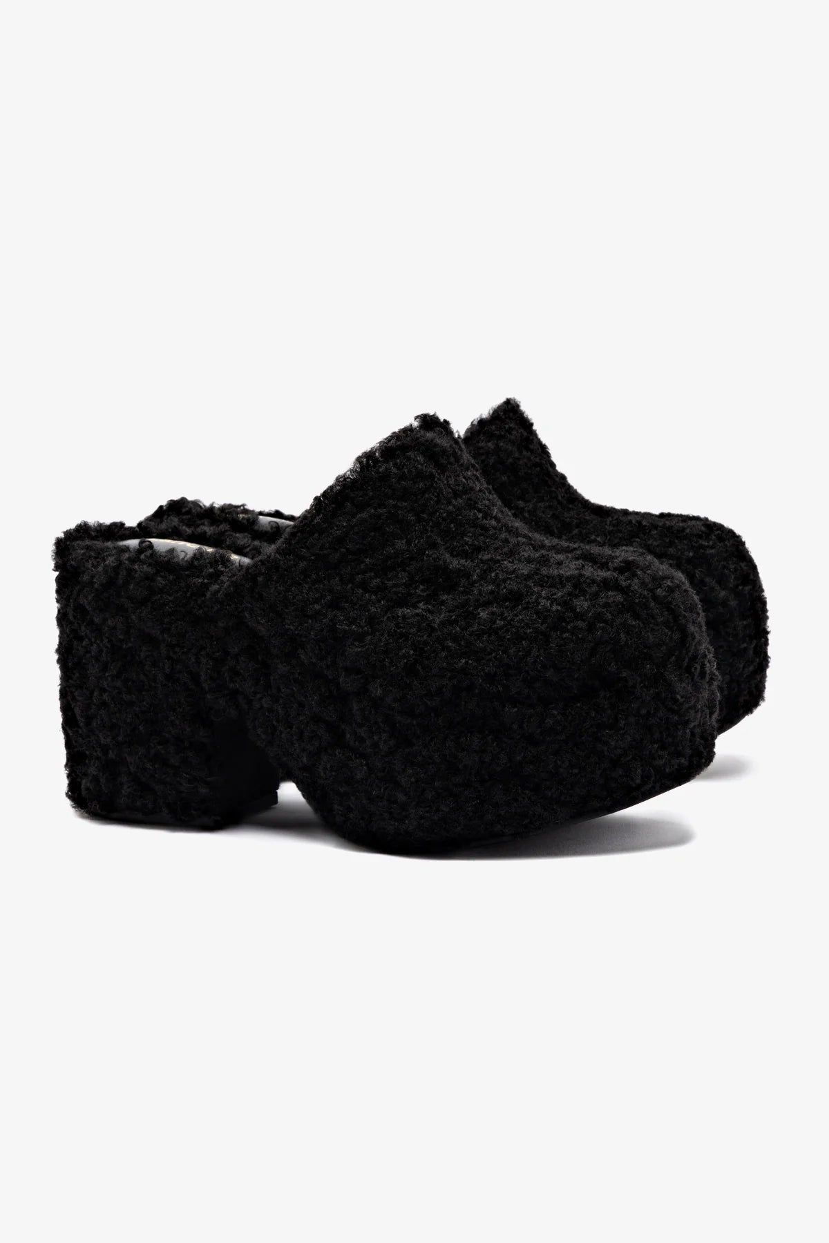 **Miso Clog in Black Shearling - Cozy & Stylish Winter Slippers for Women - Perfect for Home, Office & Casual Outings**