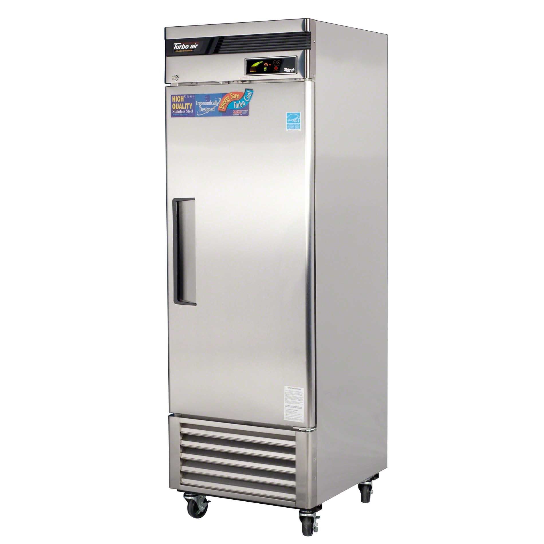 Turbo Air TSF-23SD 27 Inch Commercial Reach-In Freezer with Solid Door - Super Deluxe Series for Restaurants, Grocery Stores & Catering Businesses