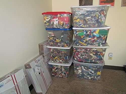 LEGO 2 Pounds Bulk Lot - 240 Random Building Bricks & Pieces for Kids Ages 6-12 | Creative Play, STEM Learning & DIY Projects