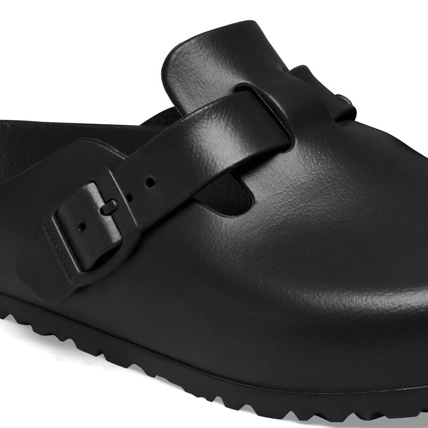 Birkenstock Boston Essentials EVA Clogs in Black | Comfortable & Lightweight Unisex Sandals for Men & Women | Perfect for Home, Office & Casual Wear