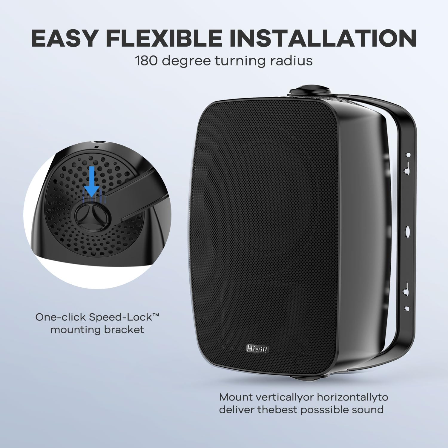 Hiwill Outdoor Waterproof Bluetooth Speaker – 4.5