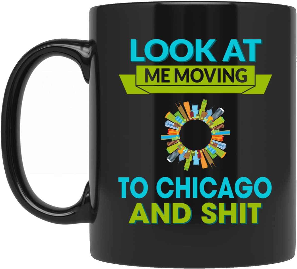 Personalized Moving To Chicago Gift - Custom Coffee Mug for Men & Women - Unique Housewarming & Birthday Present - Perfect for New Residents & Relocation Celebrations