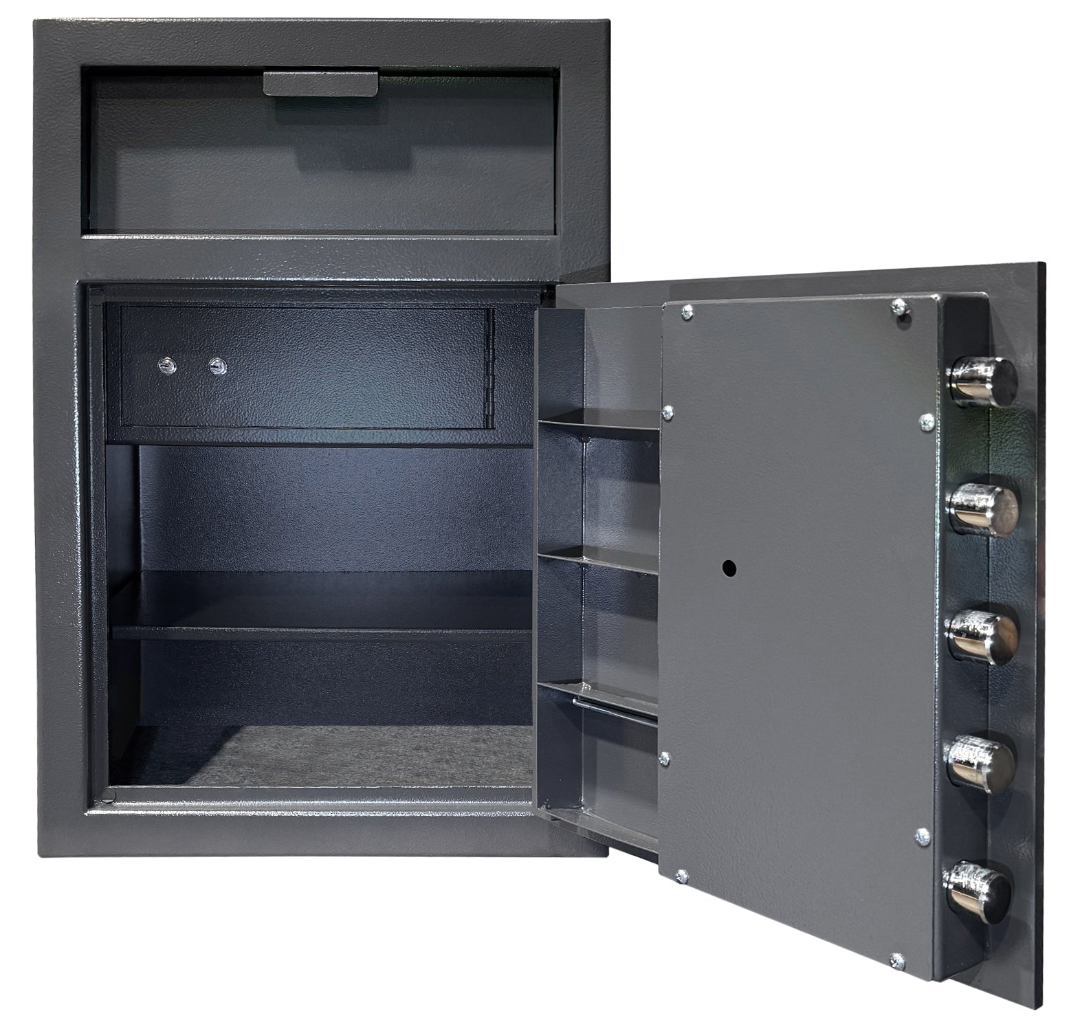 Hollon FD 3020EILK Fireproof Depository Safe with Inner Locking Compartment - Secure Cash, Documents & Valuables for Home, Office or Business Use