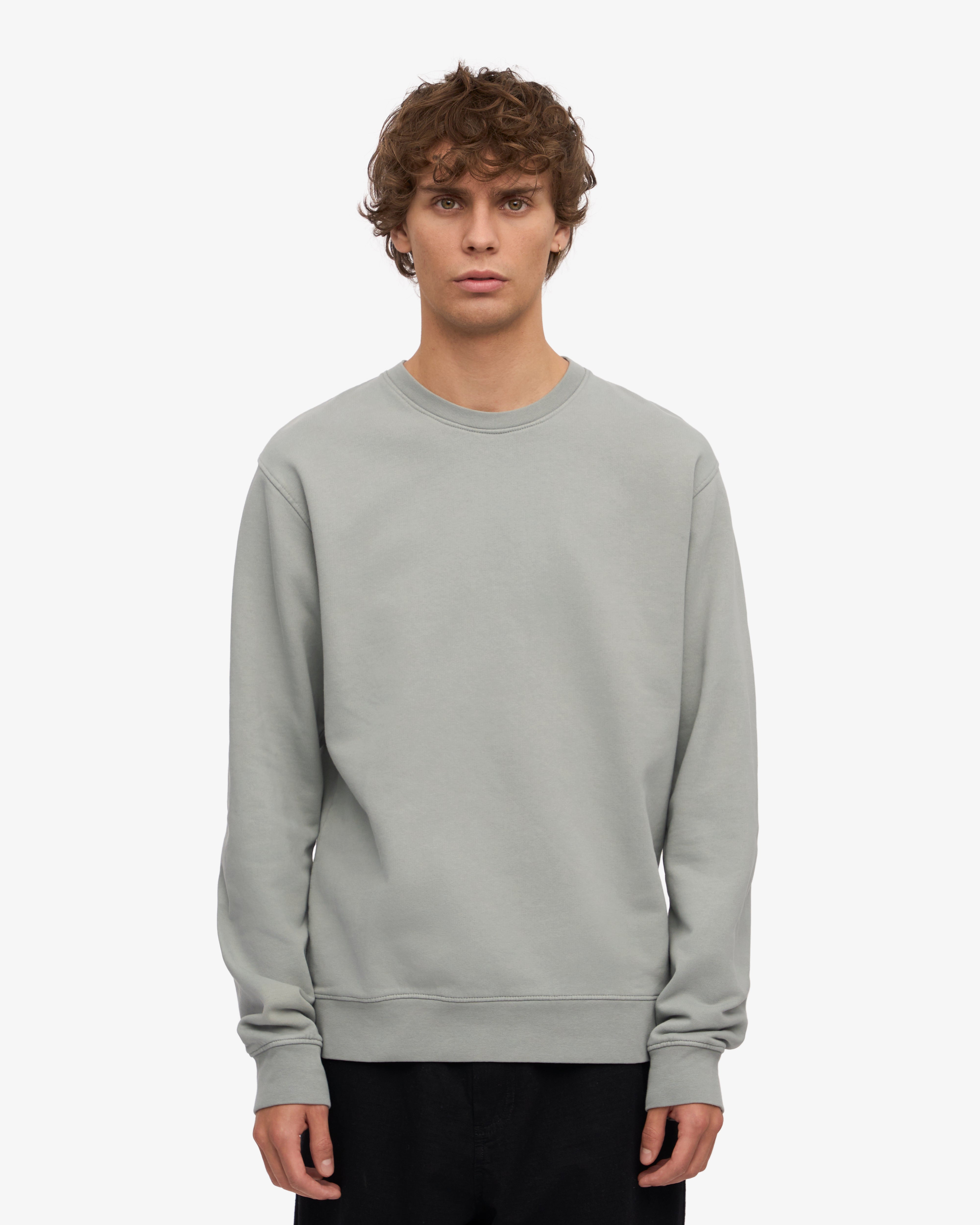 Classic Organic Cotton Crew Neck T-Shirt for Men - Soft & Comfortable Steel Blue Tee - Perfect for Casual Wear, Gym & Everyday Outfits