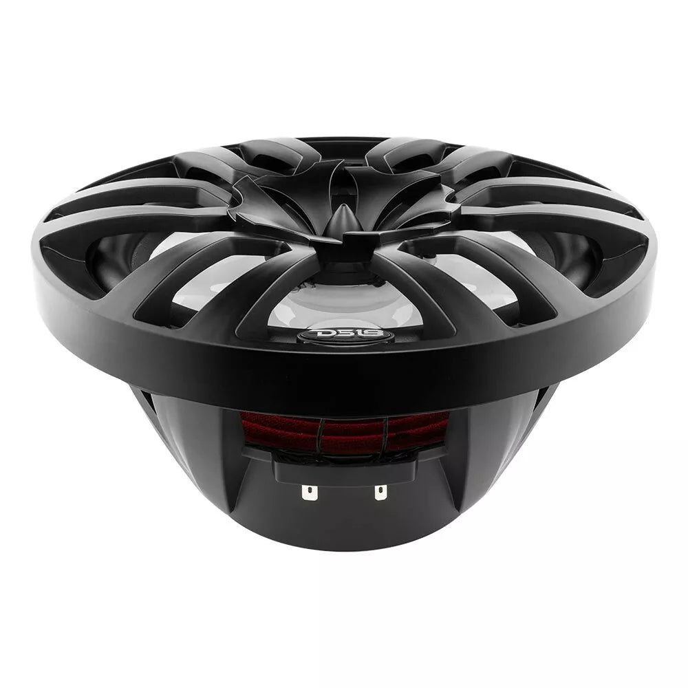 NXL 10 Inch 2-Way Coaxial Marine Speakers with RGB LED Lights - 200W RMS 4 Ohm Waterproof Boat Audio System - Perfect for Boats, Yachts, and Outdoor Marine Entertainment