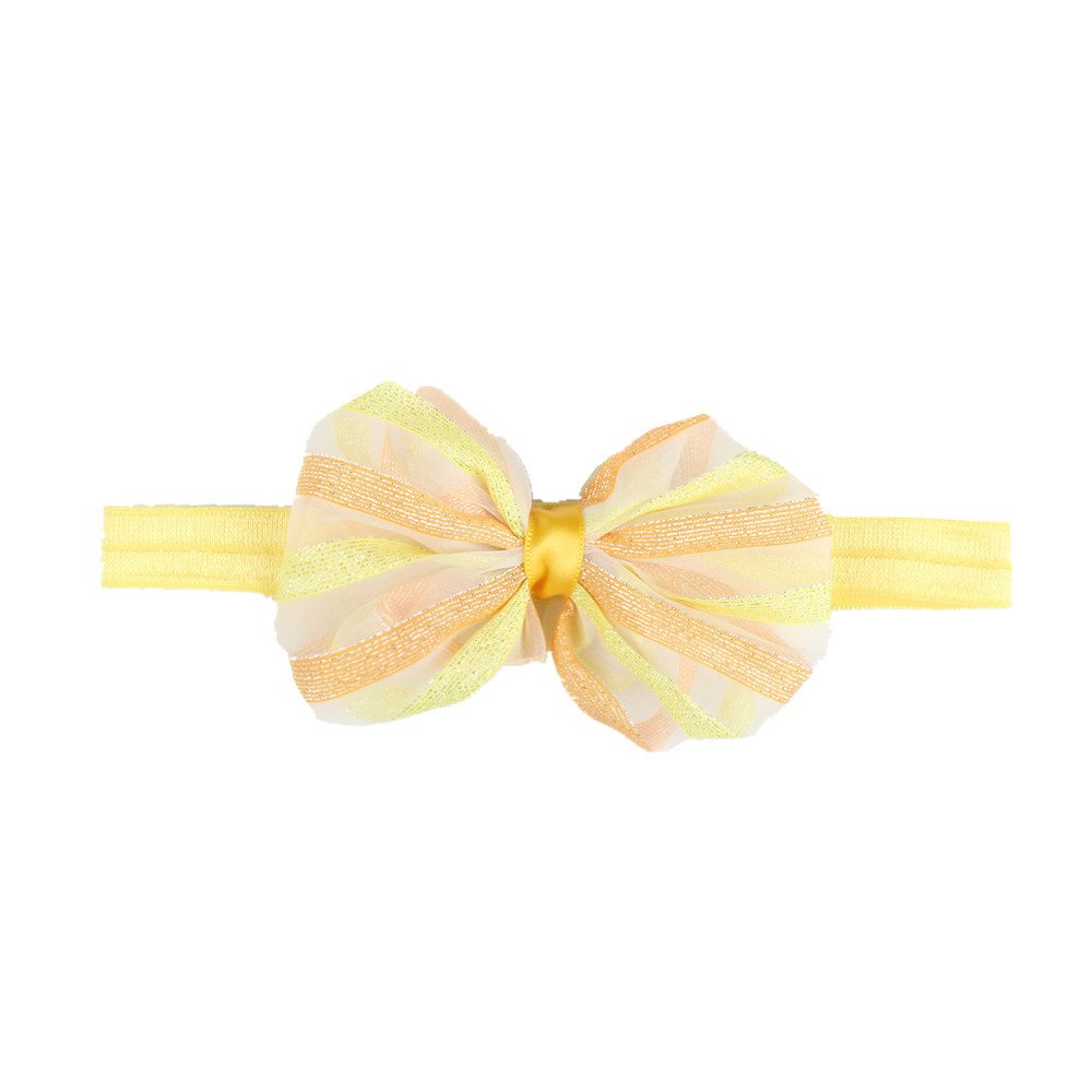 Baby Girls Bow Headbands Set - 6 Pack Cute Infant Toddler Hair Accessories for Newborn, Birthday, Photography & Party Outfits