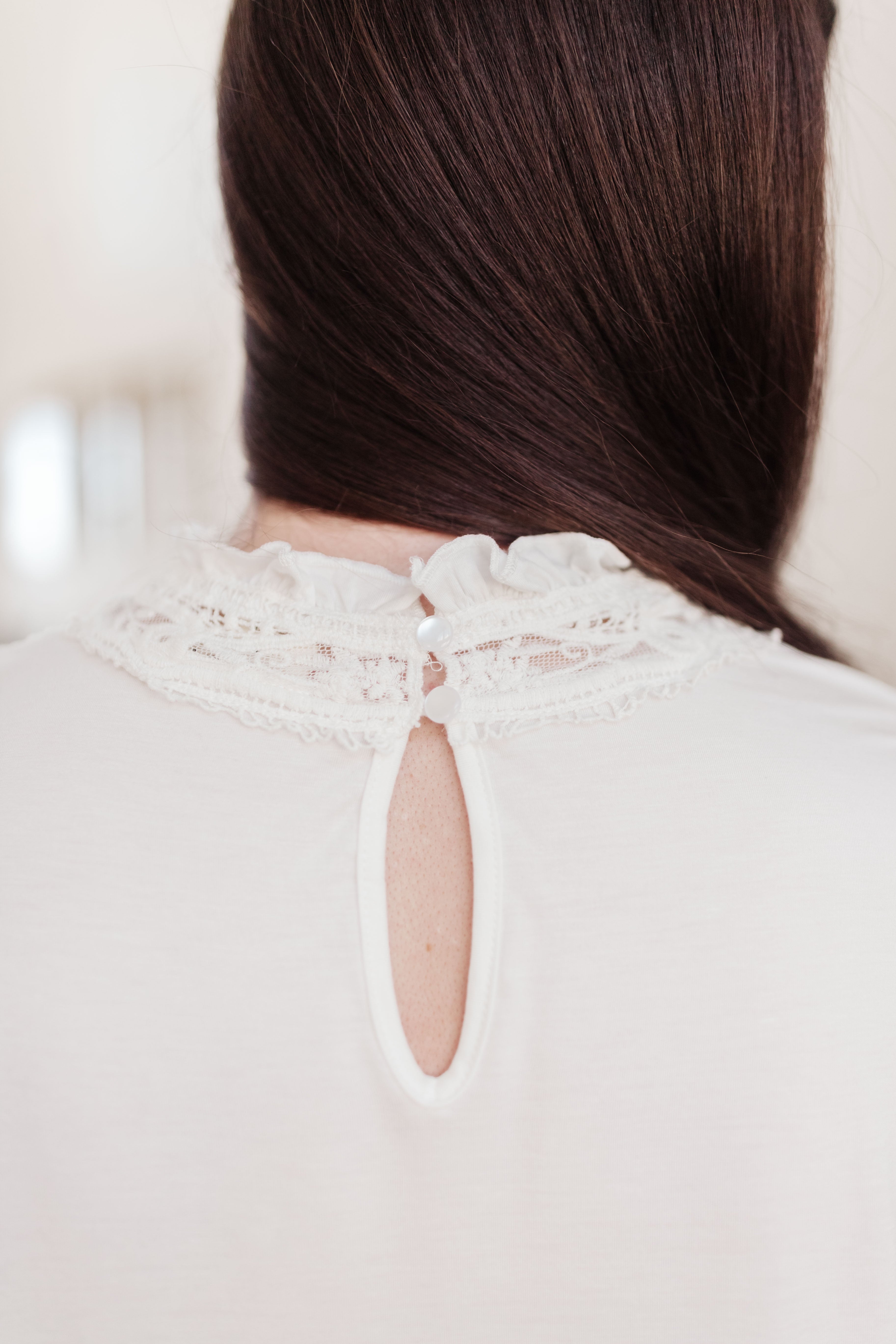Picture This Top in Off White - Stylish Women's Blouse for Casual Wear, Office & Date Night Outfits