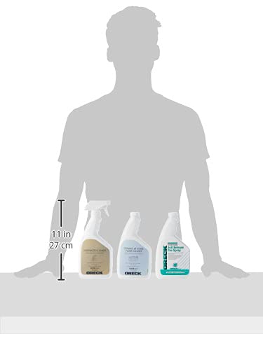 Oreck Orbiter Complete Clean Value Kit - 3 Pack (32 oz Bottles) | Hardwood, Ceramic & Stone Floor Cleaner with Soil Release Pretreatment Spray | Residue-Free Cleaning Solution | Ideal for Home, Office & Commercial Use