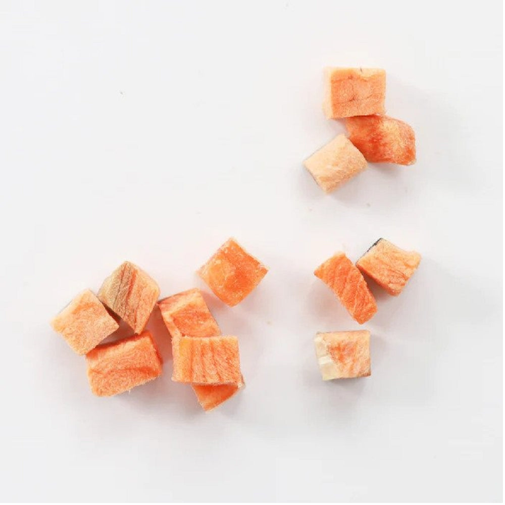 Premium Freeze-Dried King Salmon Dog & Cat Treats - All-Natural, Grain-Free, High-Protein Snacks for Training & Rewarding Pets