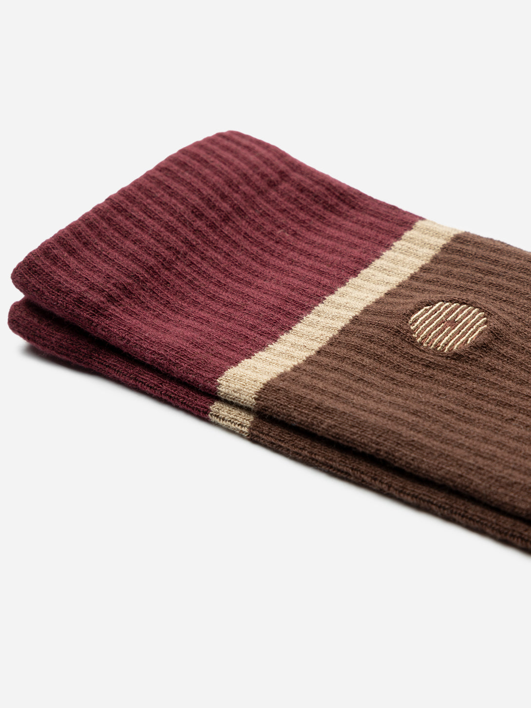 Omac8601A Striped Socks for Men & Women - Comfortable Cotton Casual Crew Socks - Perfect for Daily Wear, Sports & Gifts