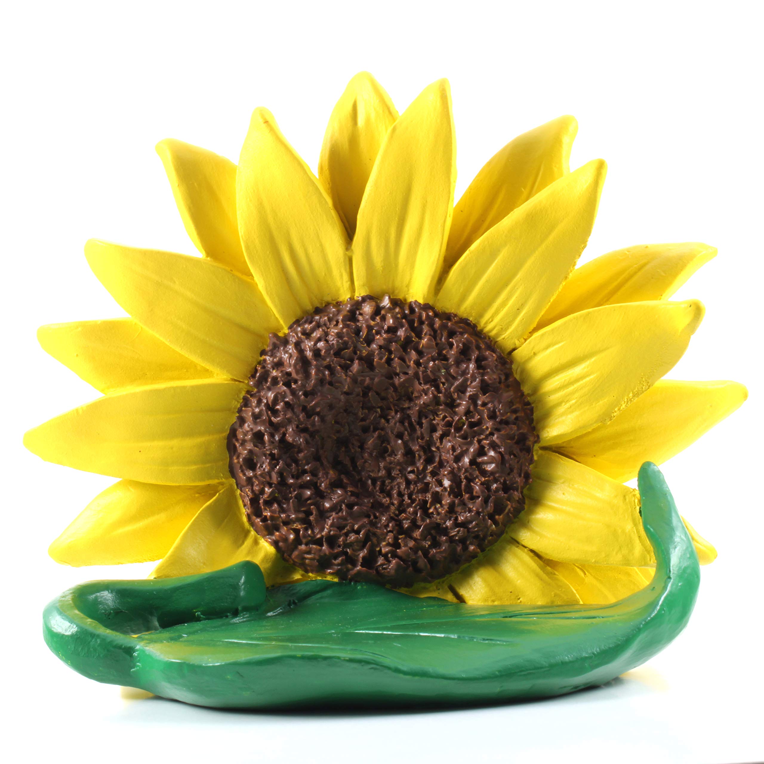 Realistic Hand Painted Sheltie Tri-Color Dog Figurine with Sunflower - Collectible Animal Sculpture for Home Office Desk Decor, Perfect Gift for Dog Lovers (Birthday, Mother's Day, Housewarming) - Ideal for Spring Decor, Summer Nursery Accent & Gift Giving Occasions