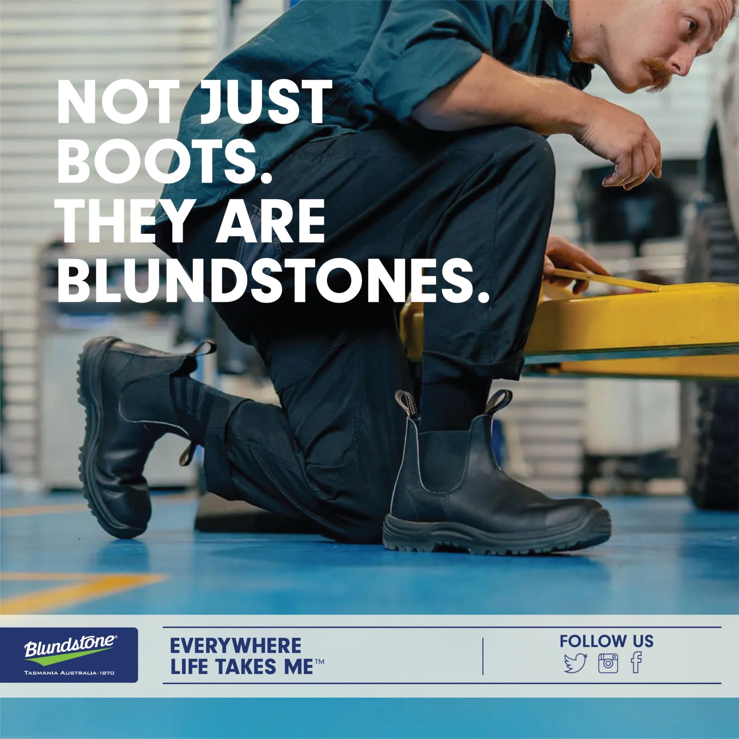 Blundstone Steel Toe Safety Boots for Men - OSHA Approved Work Boots with Slip Resistance & Comfort - Ideal for Construction, Warehouse & Industrial Work