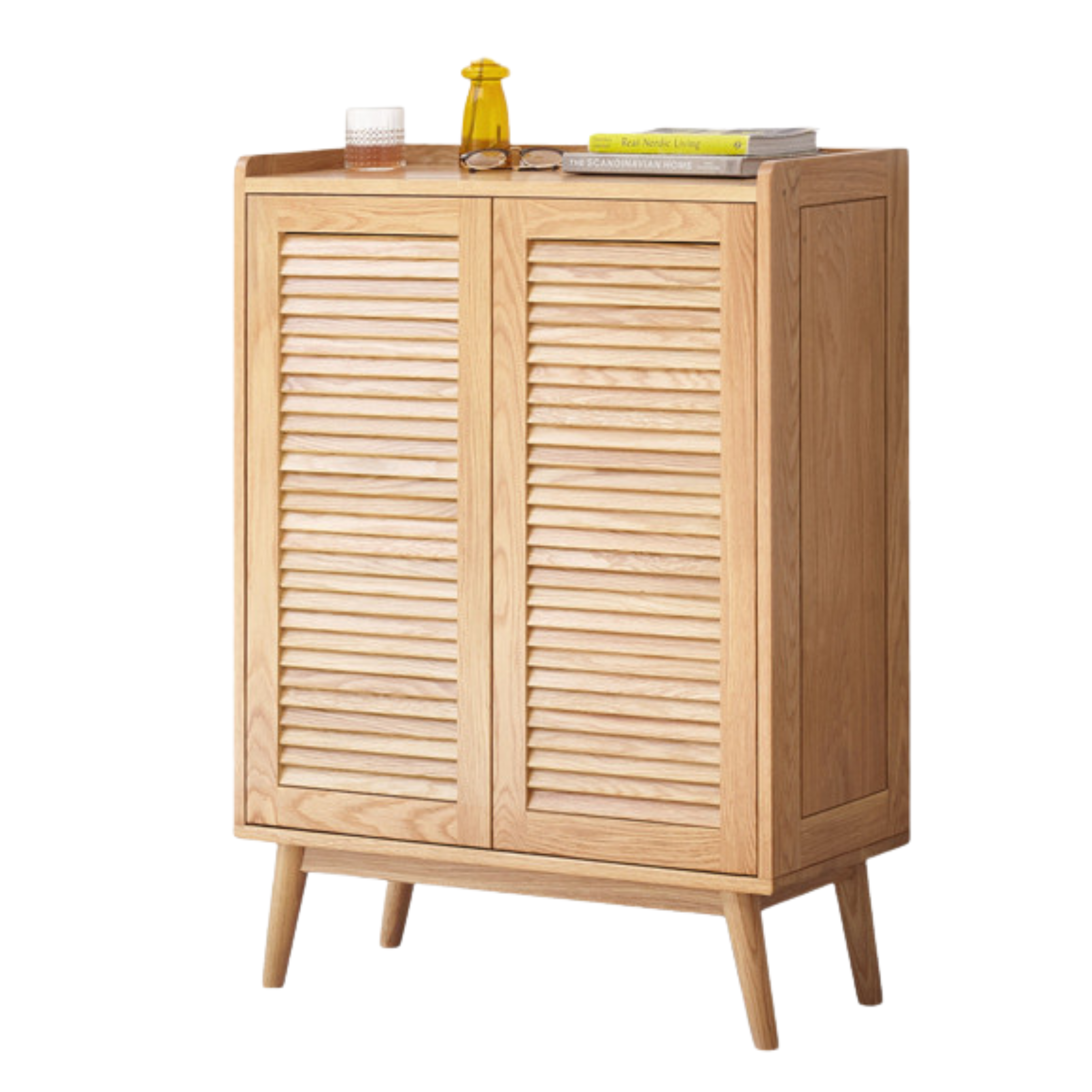 31.5x13.8x43.3 inch/ 80x35x110сm/ Natural Wood Color/ Shoe Cabinet double door