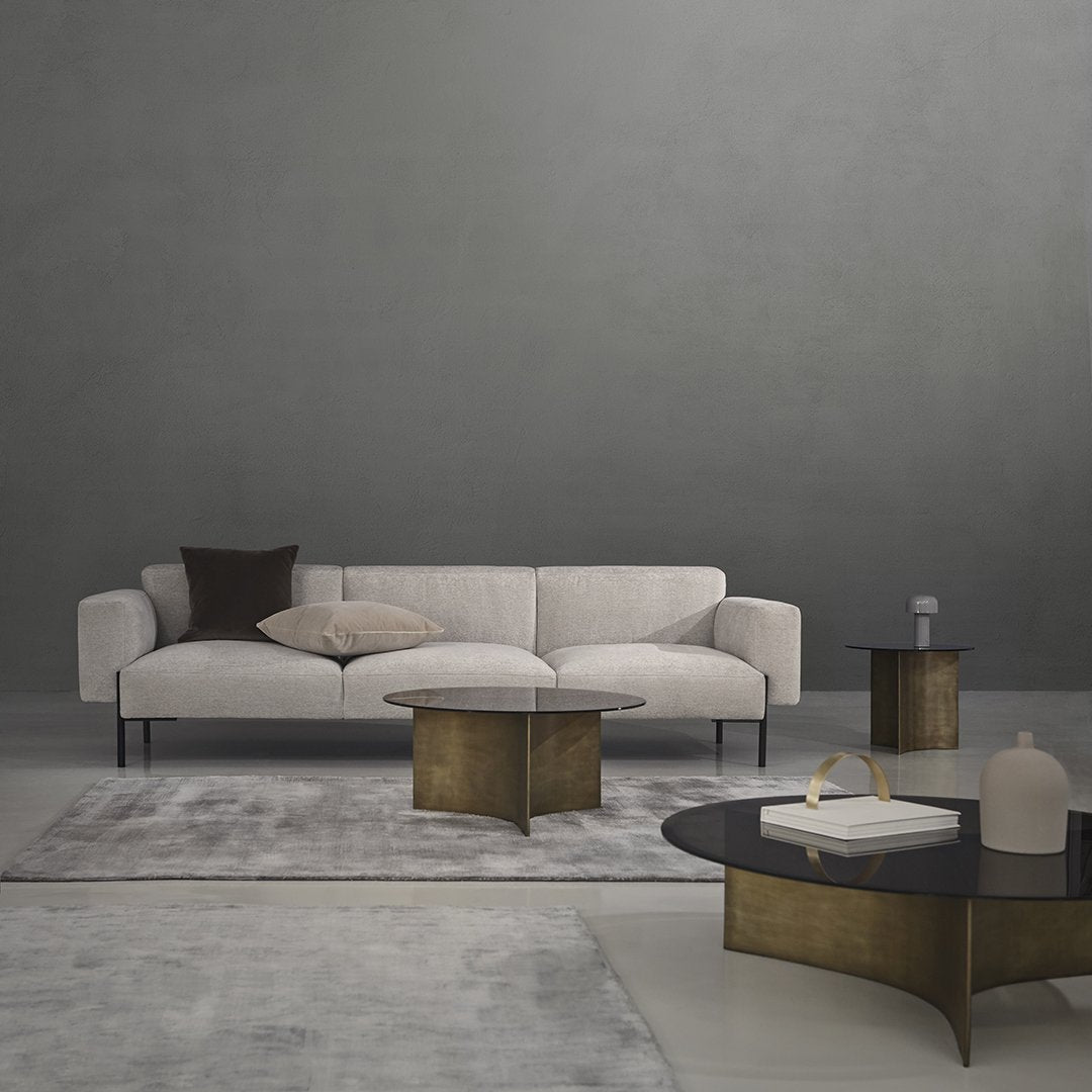 Modern Arc Coffee Table - Mid-Century Style Wooden Living Room Furniture for Home Decor | Perfect for Small Spaces, Apartments & Lounge Areas