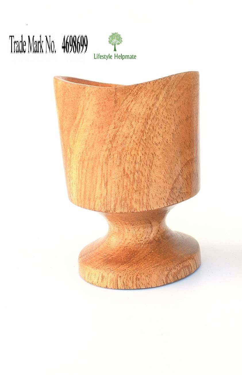 Organic Neem Wood Eye Wash Cups - Ayurvedic Healing & Effective Eye Rinse Cleansing (2 Pack) - Comfortable & Natural Solution for Eye Care, Perfect for Daily Use, Travel, and Ayurvedic Healing Rituals