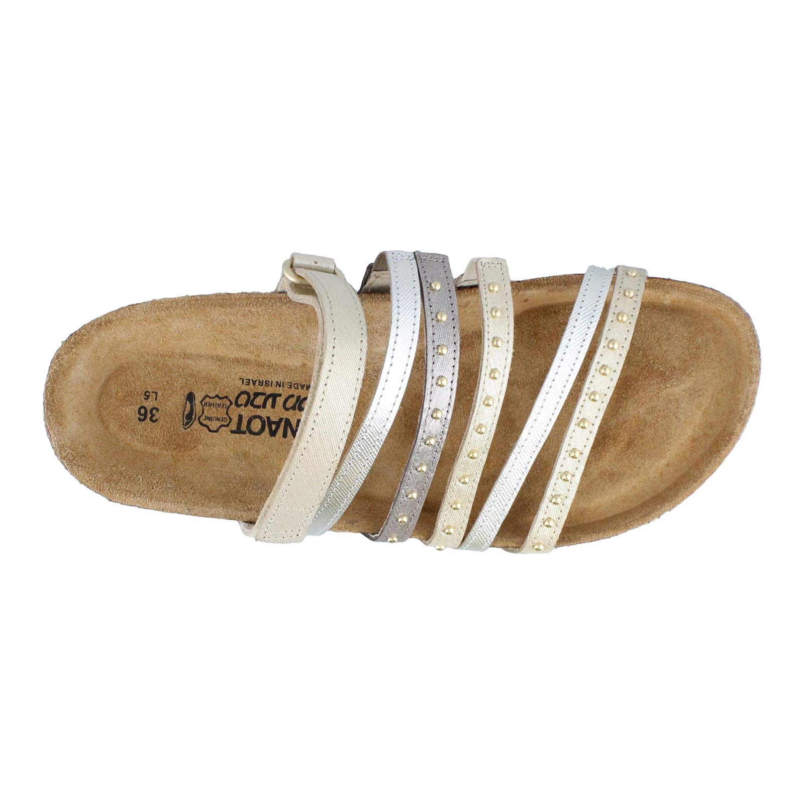 NAOT Women's Prescott Slide Sandals - Comfortable Leather Summer Sandals for Women | Perfect for Beach, Vacation & Casual Wear