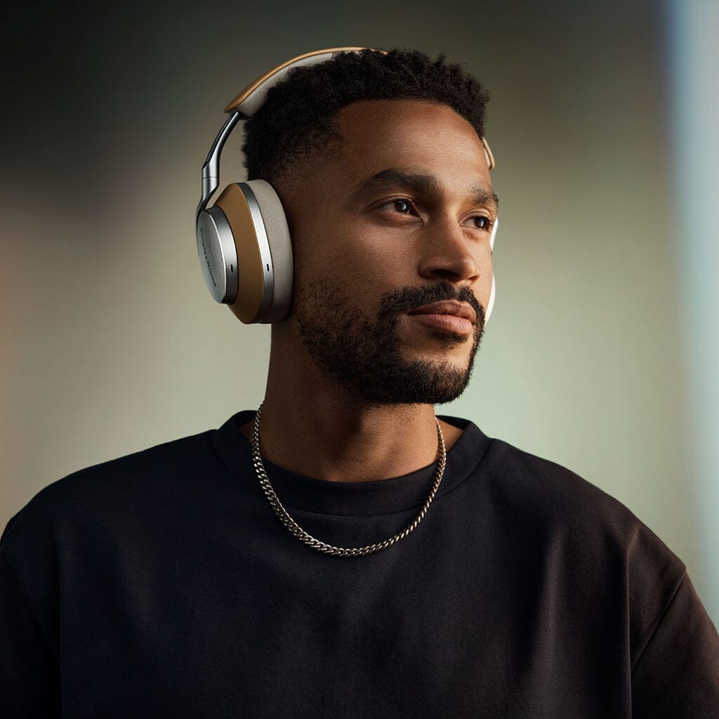 Bowers & Wilkins PX8 Wireless ANC Headphones - Premium Noise Cancelling Bluetooth Headset with Hi-Fi Sound for Travel, Work & Music Listening (Open Box)