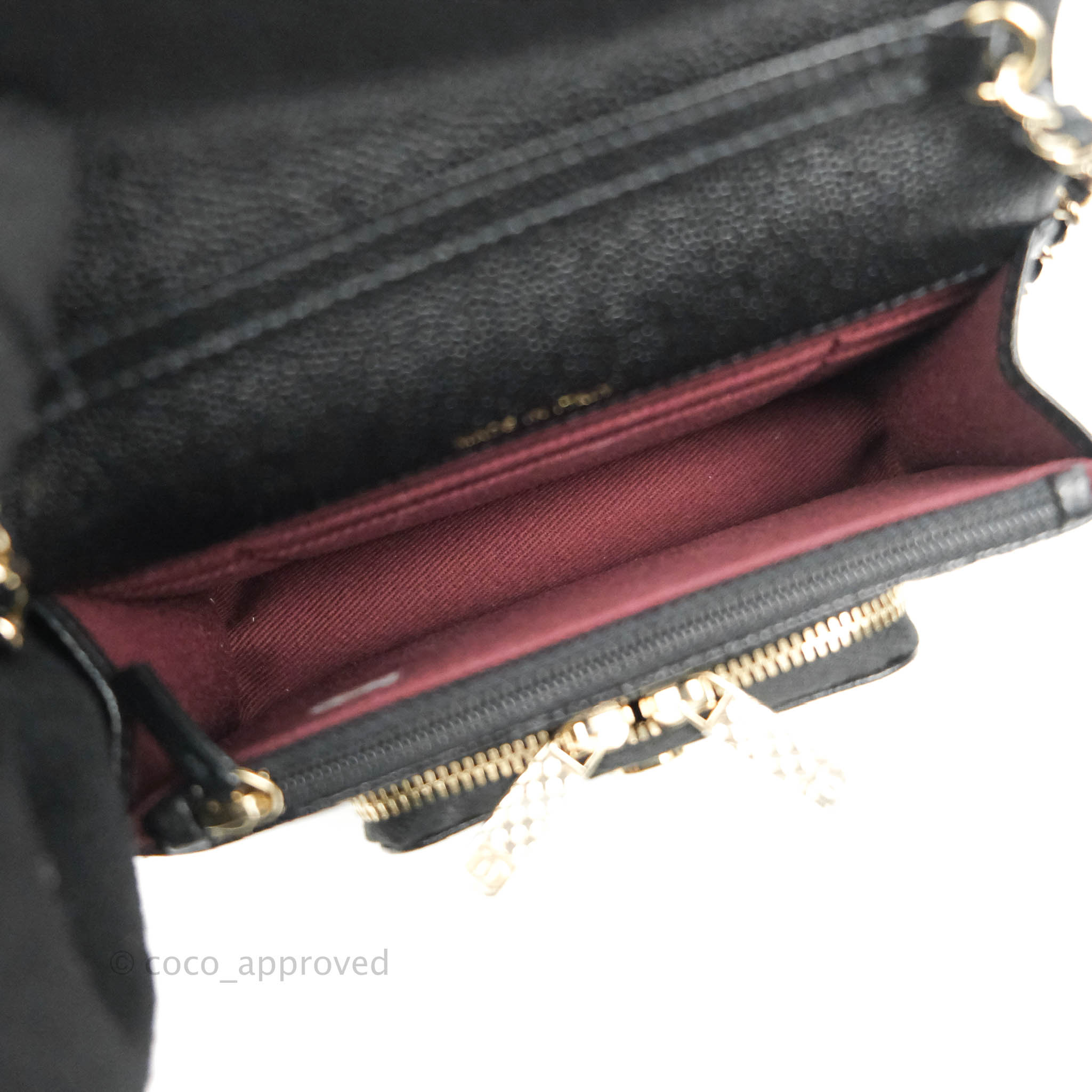 Chanel Business Affinity Clutch with Chain - Black Caviar Leather & Gold Hardware - Perfect for Work, Evening Events & Luxury Gift Giving