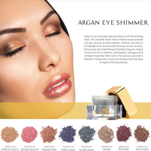Natural Argan Oil Mineral Eye Shimmer Powder - Vegan & Cruelty-Free Makeup for Glowing Eyes - Perfect for Day & Night Wear, Parties & Special Occasions