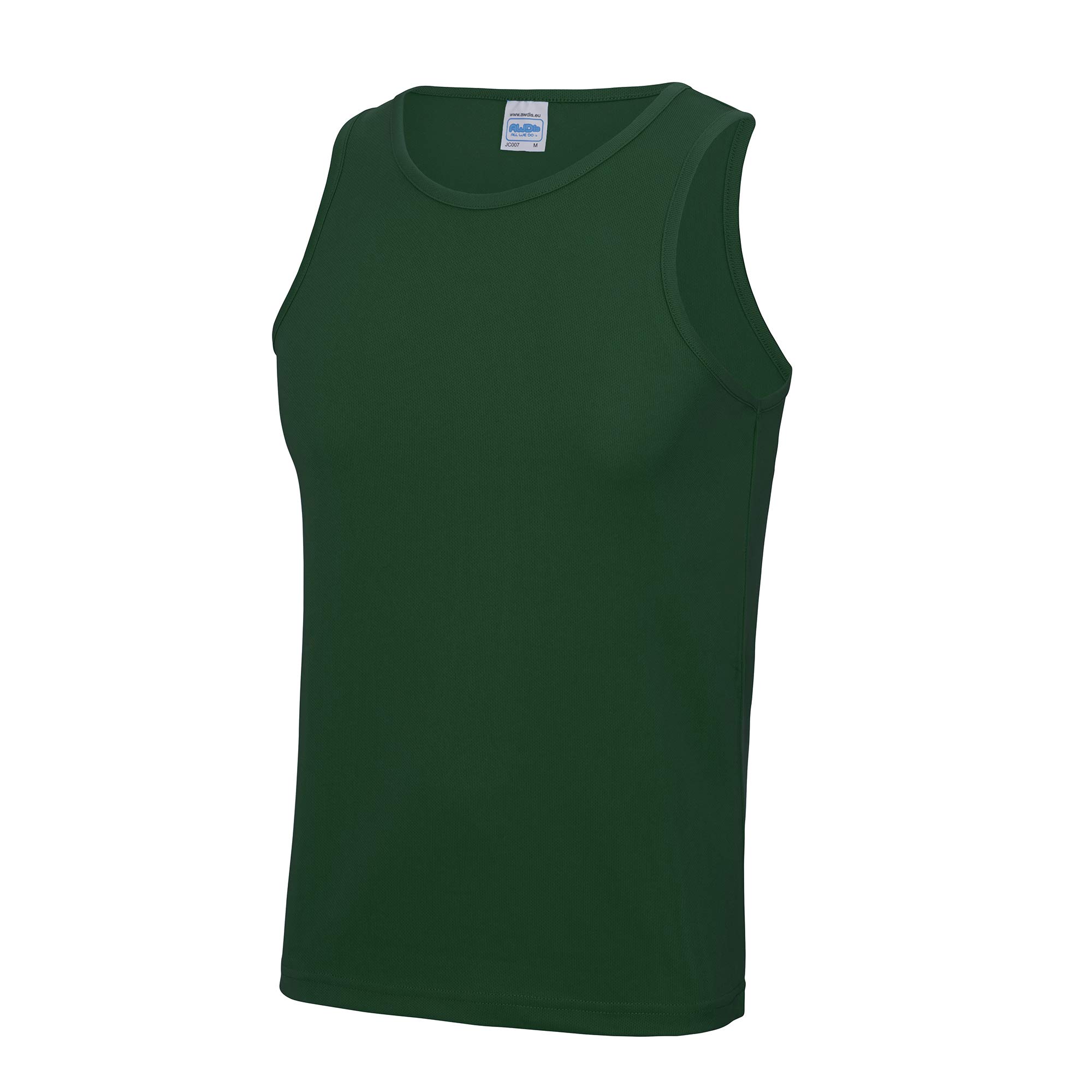 Just Cool Men's Athletic Gym Tank Top - Breathable Workout Shirt for Running, Training & Fitness - Lightweight & Comfortable for Sports & Casual Wear