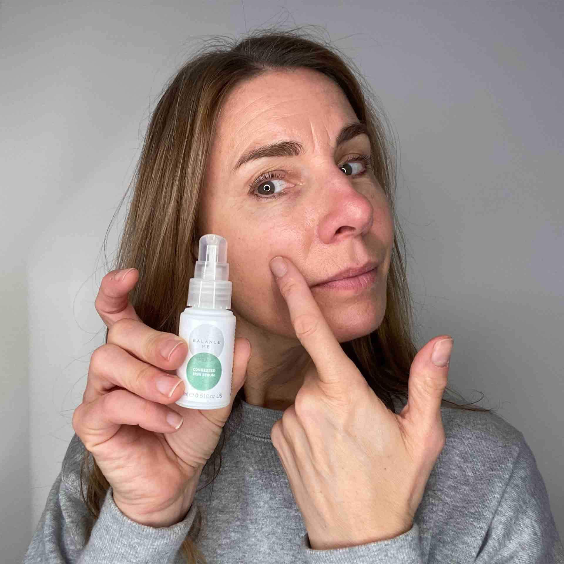 Balance Me Soothe + Clear Duo - Congested Skin Serum & Pure Skin Face Wash - Vegan & Cruelty-Free Skincare for Blemish-Prone Skin - Perfect for Daily Acne Treatment & Sensitive Skin Care Routine