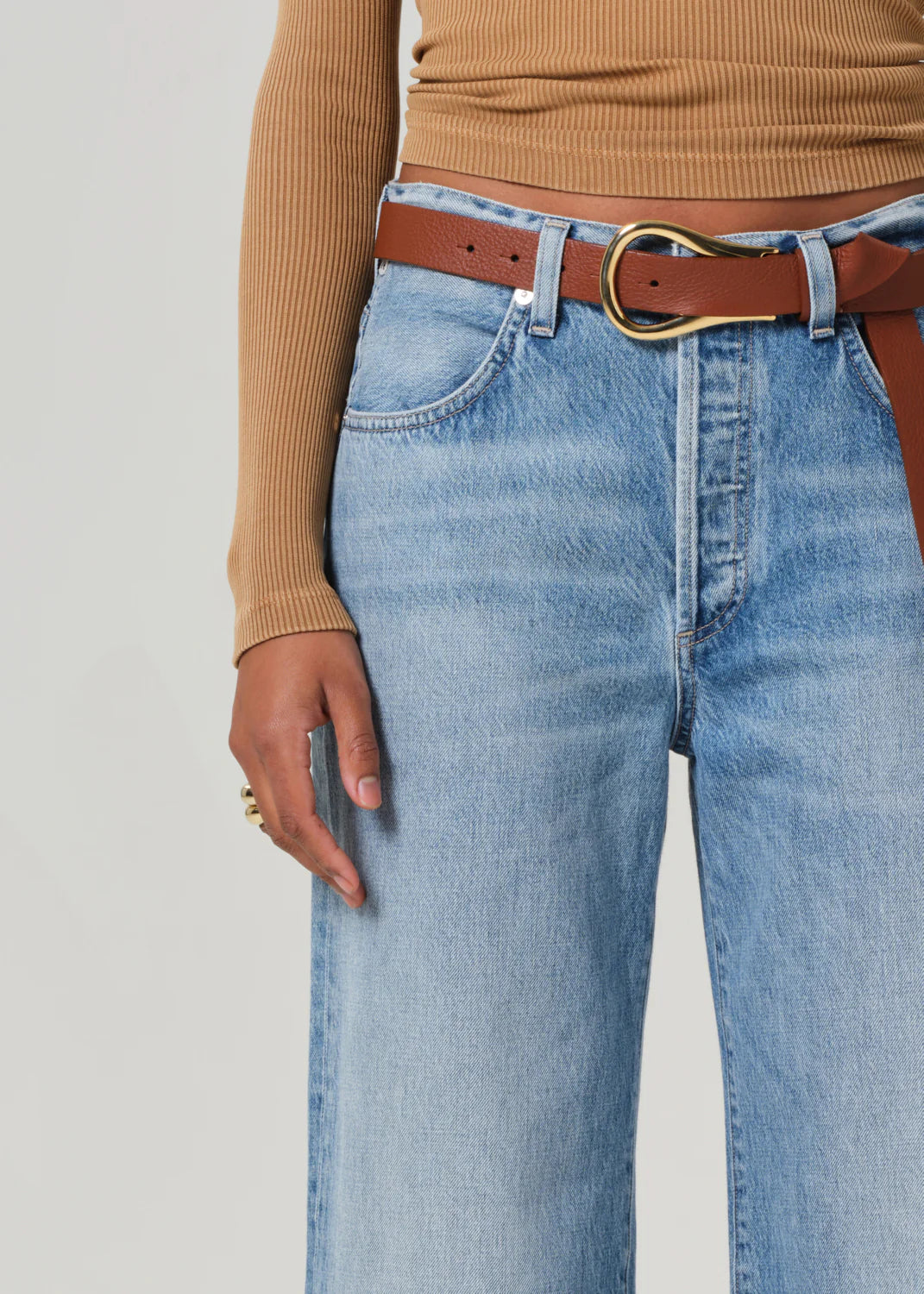 Annina High Rise Wide Leg Jeans for Women - 30