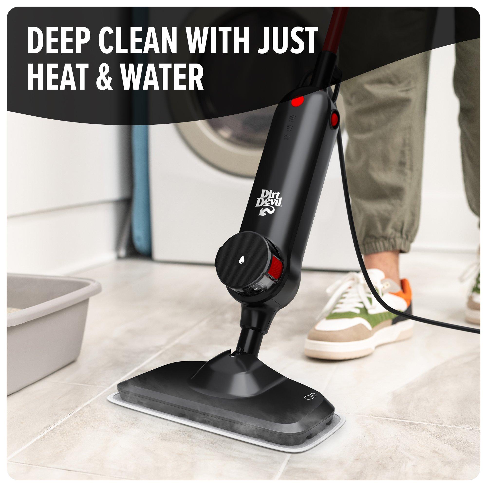 Best Steam Mop for Hardwood Floors & Tile - Powerful Cleaning with Adjustable Steam Settings - Perfect for Home, Kitchen, and Pet Hair Removal