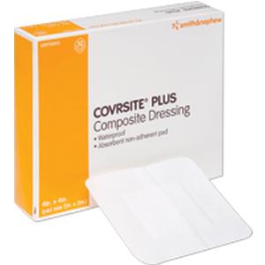 Coversite Plus Waterproof Wound Dressing 4x4 Inches - Sterile Adhesive Bandage for Cuts, Burns & Post-Surgery Care - Ideal for First Aid Kits, Outdoor Activities & Daily Protection