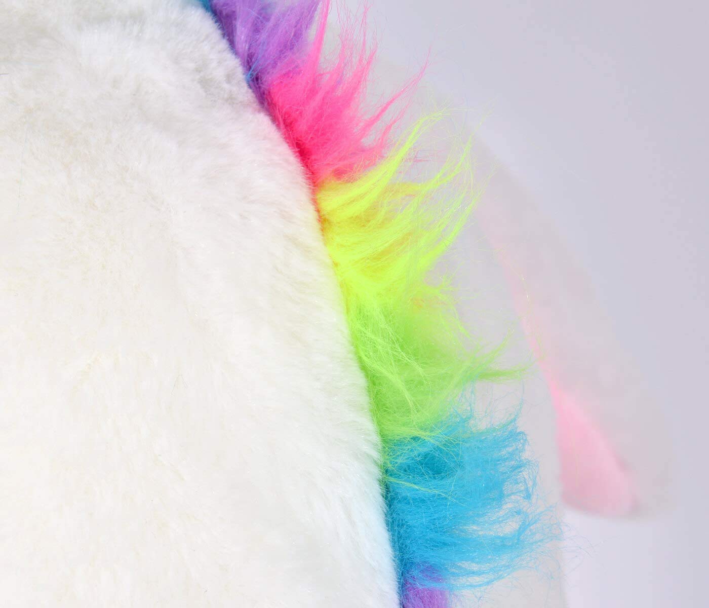 Fluffy Animal Ear Unicorn Hat - Soft & Fun Plush Unicorn Headband for Christmas Party, Cosplay, Costume Makeup, Festive Celebrations (White) - Perfect for Halloween, Birthday Parties & Photo Props