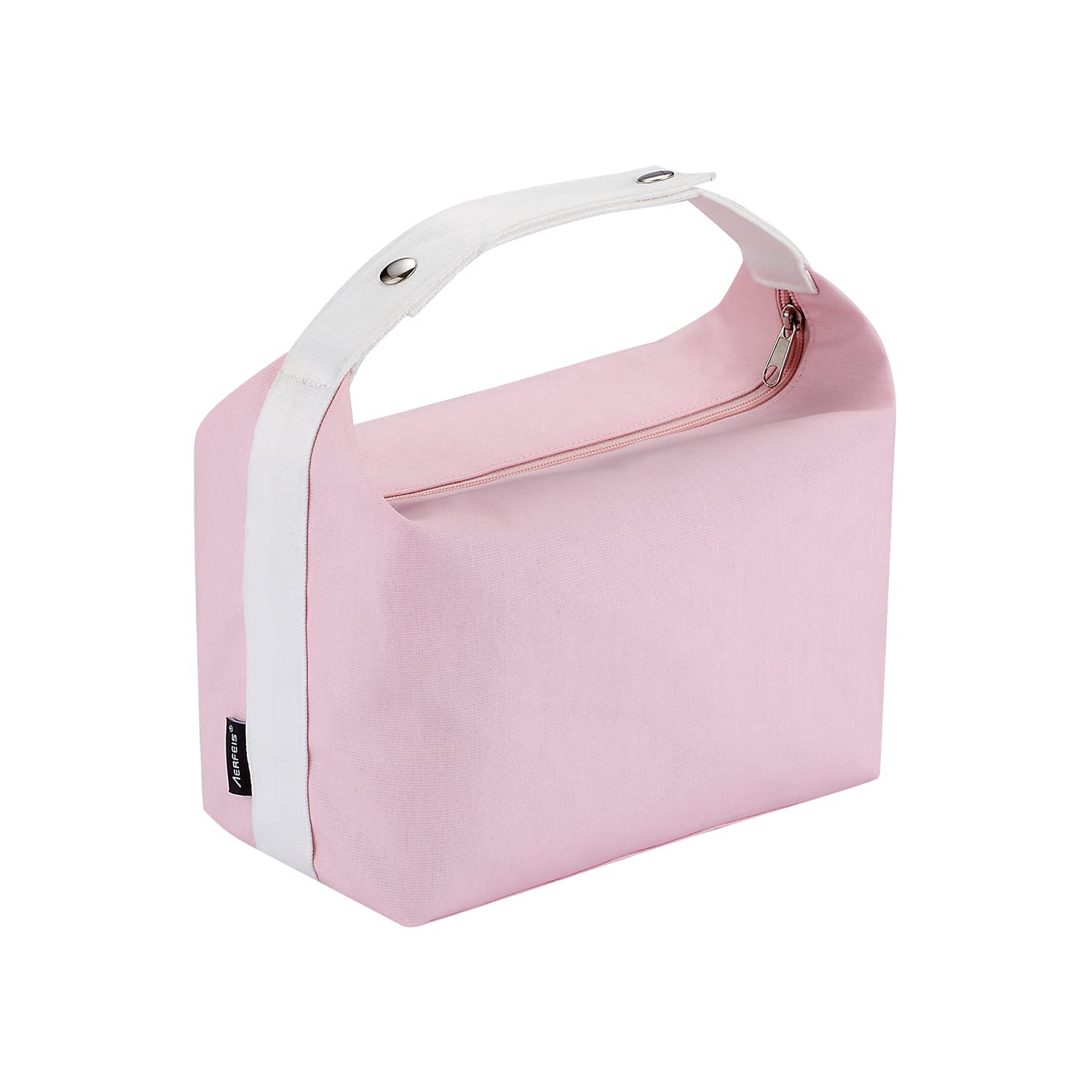 PETXPERT Insulated Lunch Bag for Women - Leakproof Reusable Thermal Tote with Double Zippers | Office, School, Picnic & Outdoor Cooler Lunch Box (Pink) - Keep Meals Fresh All Day