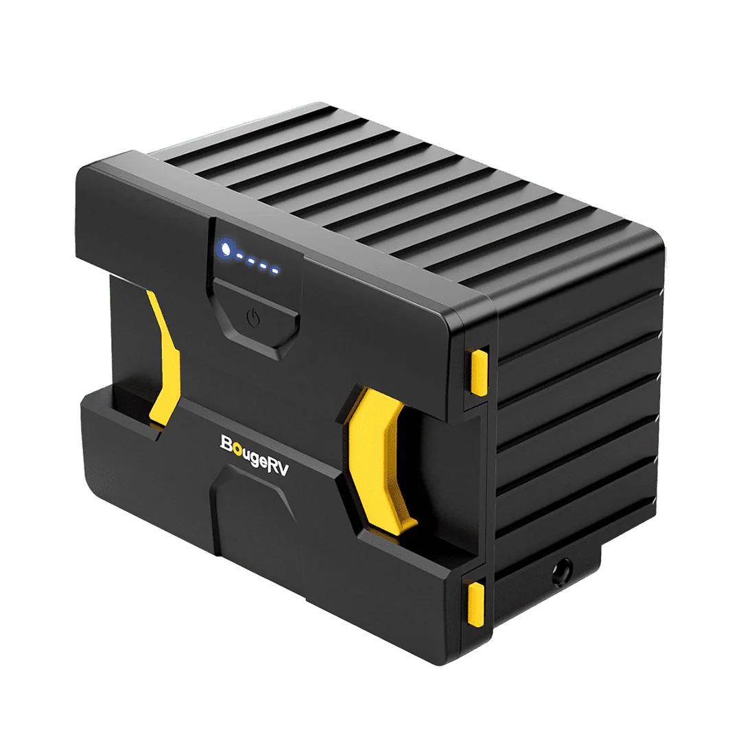 BougeRV 12V/24V Detachable Lithium Battery for Dual Zone Portable Fridge - Perfect for Camping, RV Trips & Outdoor Adventures