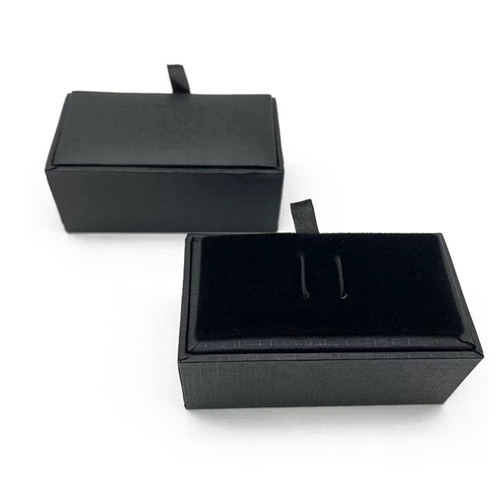Stylish Silver & Black Stainless Steel Skull Cufflinks Set for Men - Unique Wedding, Formal & Business Jewelry Gift - Perfect for Tuxedos, Suits & Dress Shirts