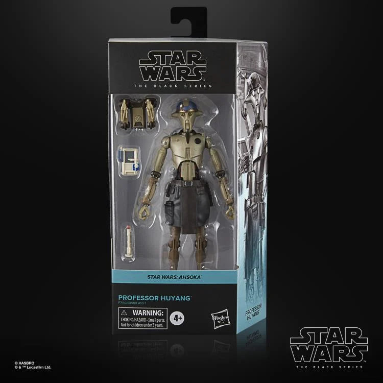 Star Wars The Black Series Professor Huyang Action Figure (Ahsoka Series) - Collectible 6-Inch Scale Toy for Display & Role Play