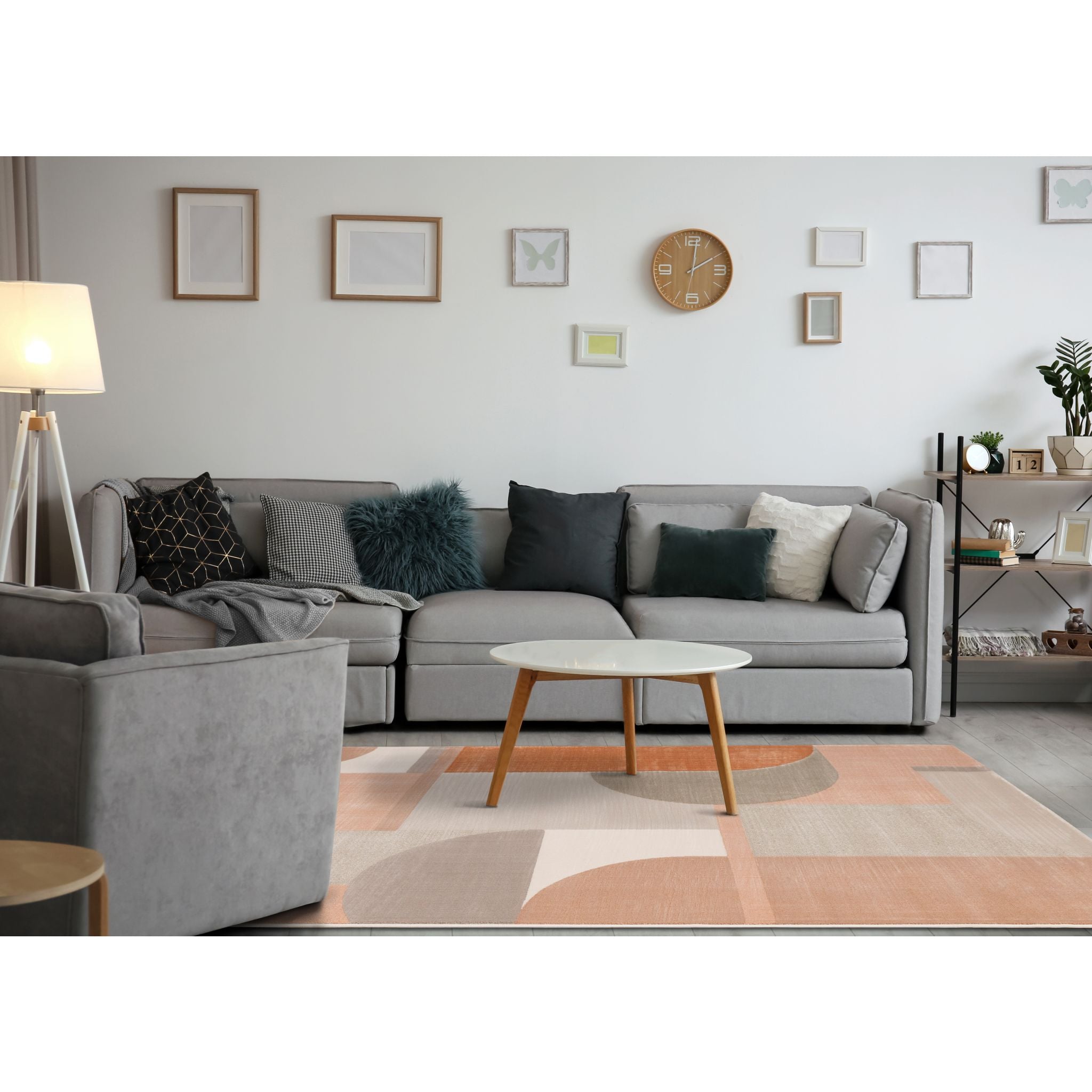 Belle Soft and Plush 5x8 Feet Area Rug - Non-Slip Living Room Carpet for Home Decor, Bedroom, and Office - Comfortable and Stylish Floor Mat for Cozy Spaces