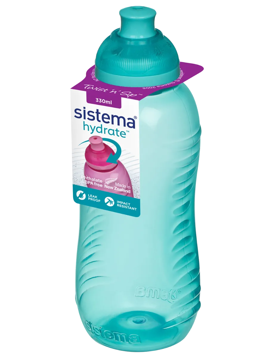 330ml Twist 'N' Sip Squeeze Mini Water Bottle - Portable Leak-Proof Sports Bottle for Gym, Hiking & Travel - BPA Free Reusable Drink Container