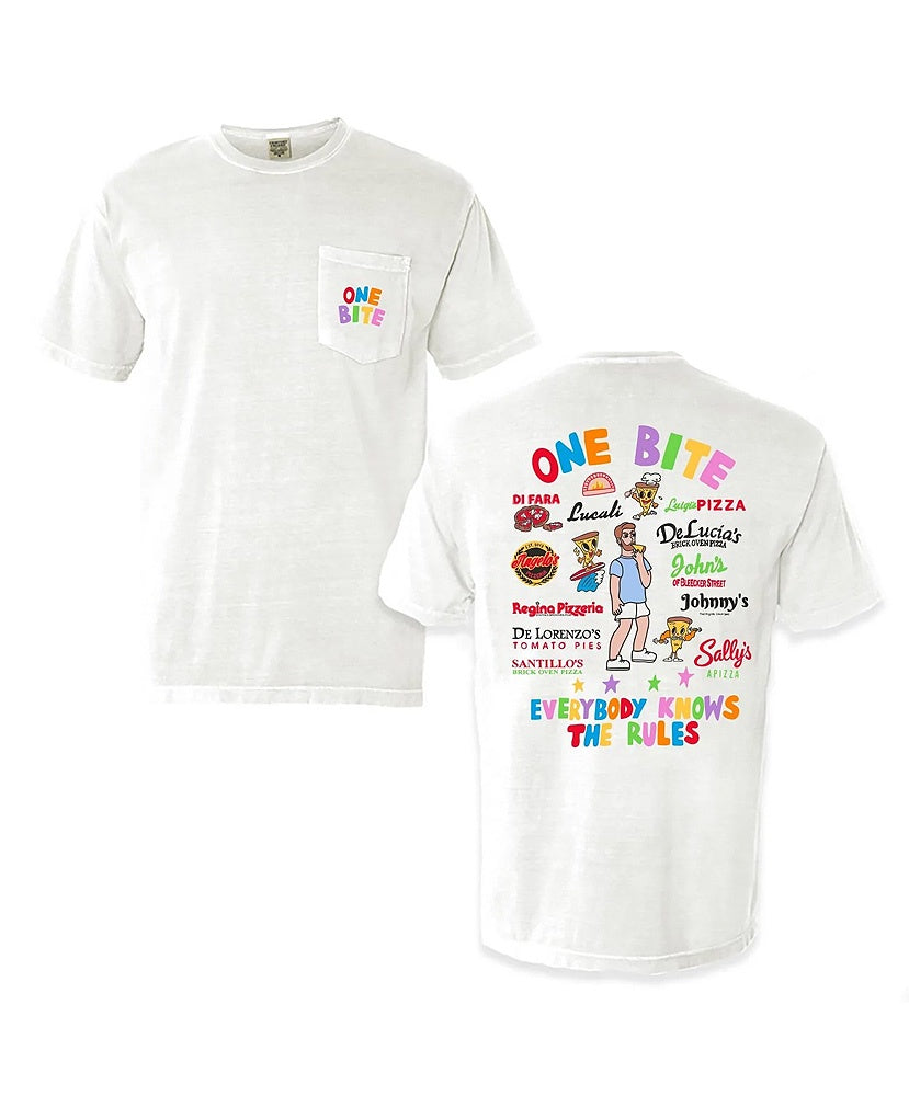 Barstool Sports One Bite Graphic Pocket T-Shirt - Comfortable Casual Tee for Fans, Streetwear & Everyday Wear