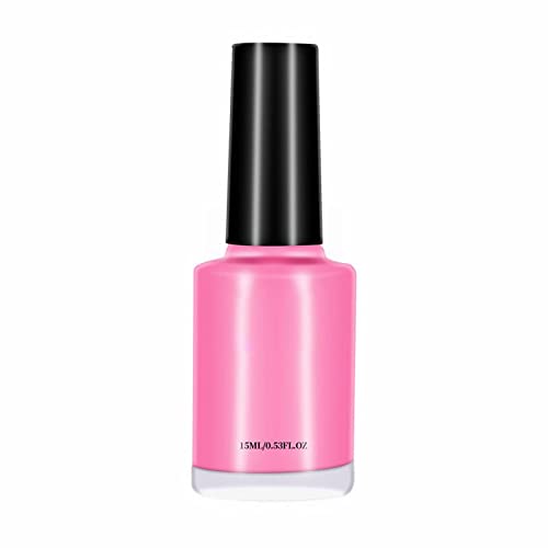 Anti Overflow Gel Nail Polish - 15ml Fingerprint Oil & Tear Skin Care - Pink White Odorless Nail Art Gel for Professional Salon & Home Manicure