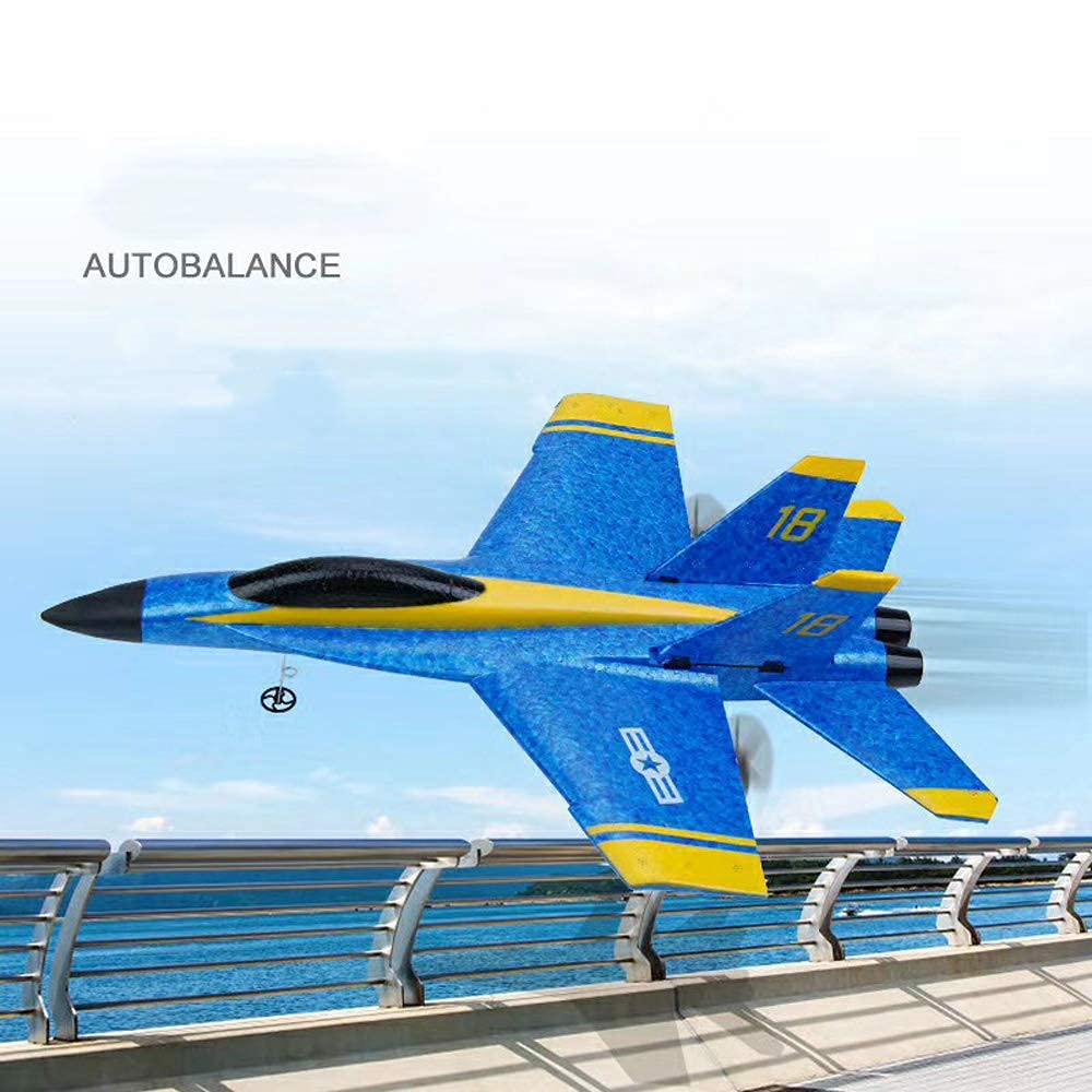 2.4GHz RC Airplane - 2 Channel Remote Control Foam Glider with 2 Batteries | Ready to Fly Fixed Wing Aircraft Toy for Kids, Beginners & Adults | Outdoor Play, Birthday Gifts & STEM Learning