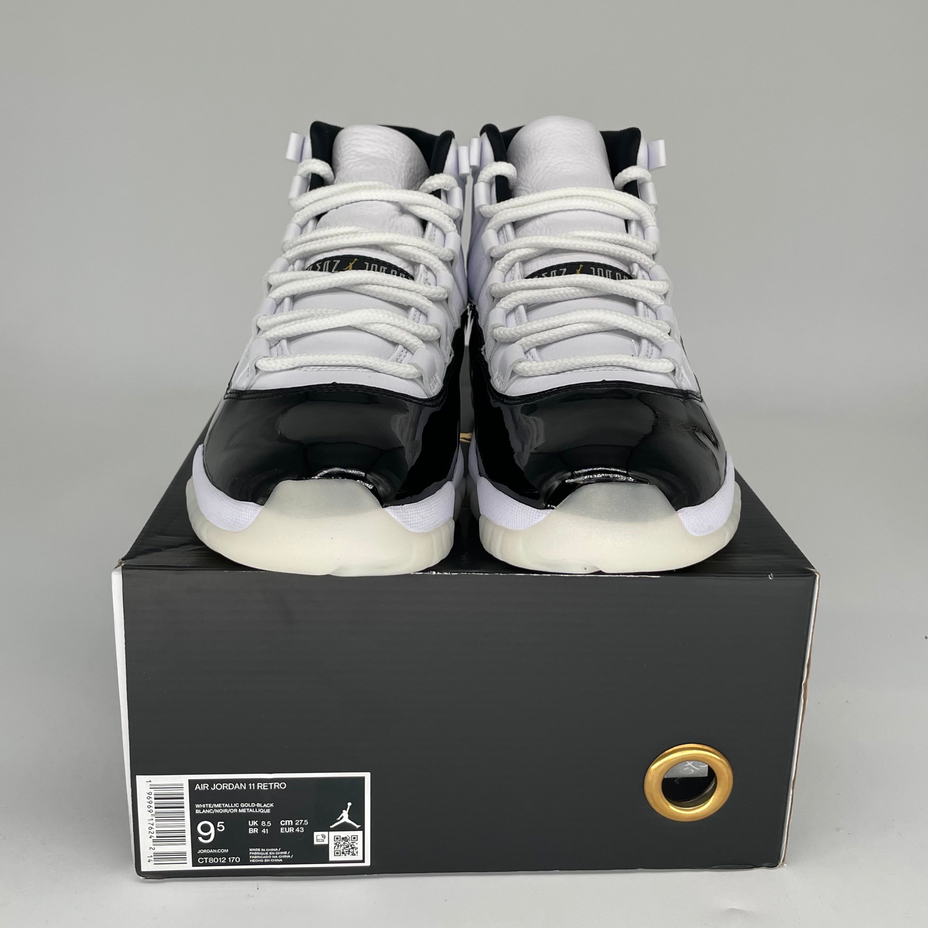 AIR JORDAN 11 DMP GRATITUDE Basketball Shoes Men's Size 9.5 - CT8012-170 | Retro Sneakers for Casual Wear & Sports Performance