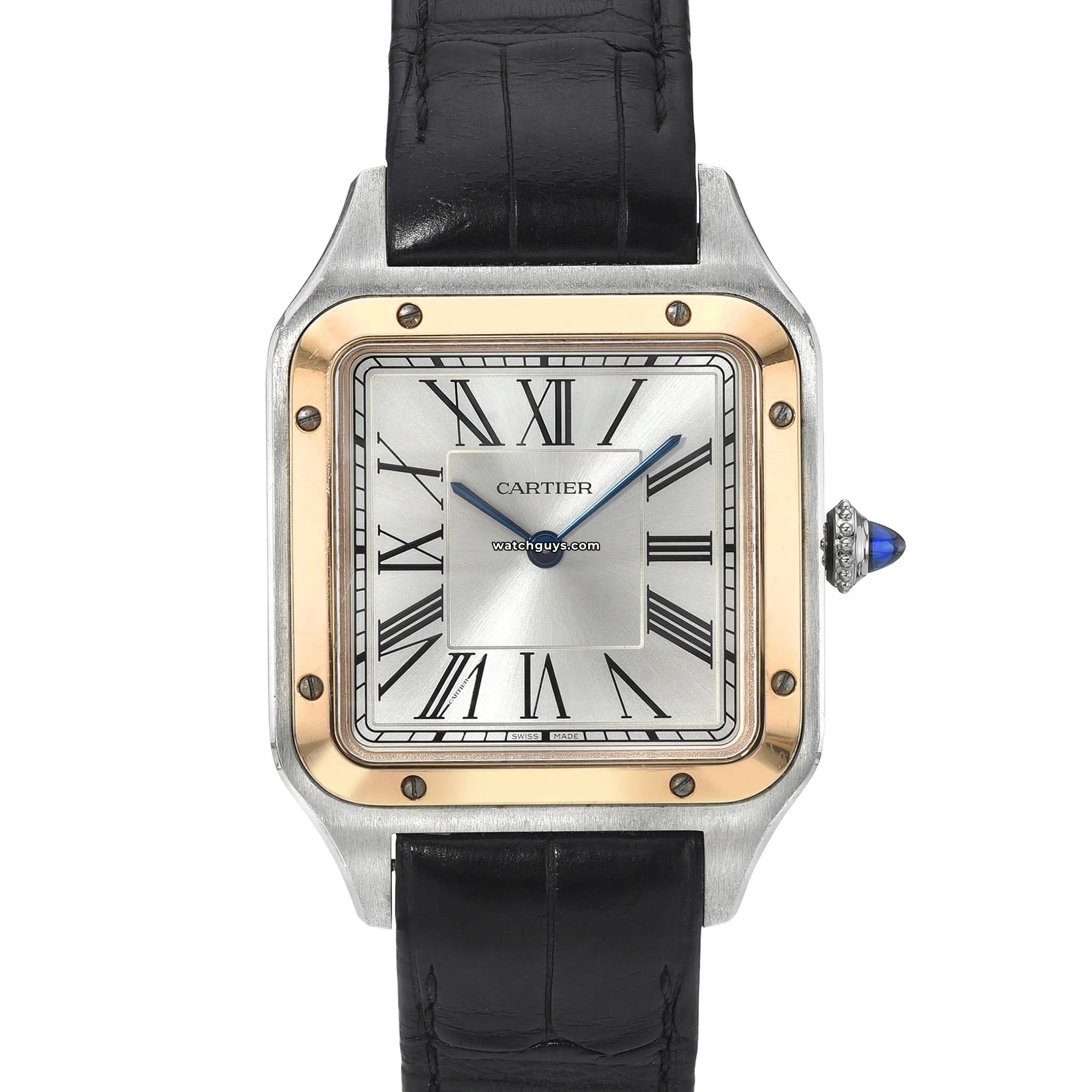 Cartier Santos Dumont Large Men's Watch W2SA0011 - Luxury Stainless Steel Timepiece for Business & Formal Occasions