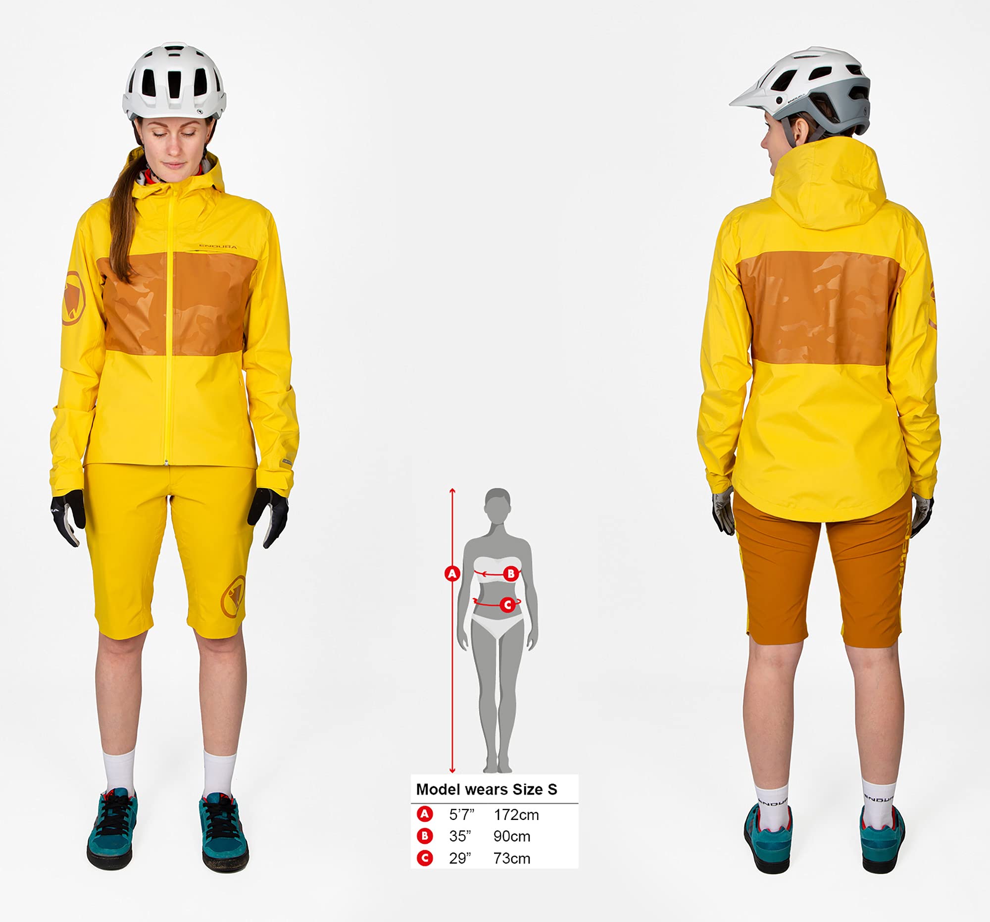 Endura Women's SingleTrack Waterproof Mountain Cycling Jacket - Lightweight Windproof Bike Jacket for Trail Riding & Outdoor Adventures