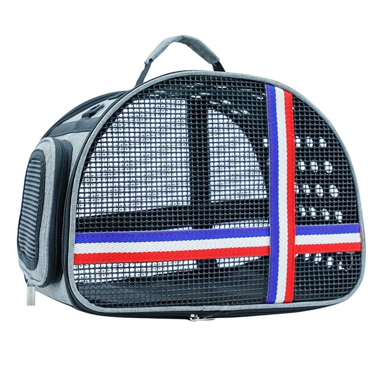 UXZDX CUJUX Expandable Soft-Sided Pet Carrier Tote Bag - Portable & Foldable Cat & Kitten Travel Carrier for Airplane, Car, Vet Visits | Perfect for Small Dogs & Pets Under 15lbs