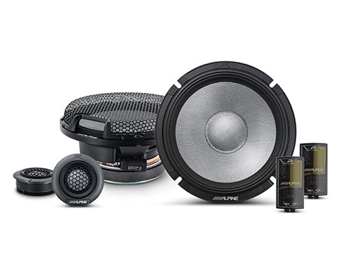 Alpine R2 S65C 6.5 Inch 2-Way Component Car Door Speakers - 100W RMS Power Handling - Premium Sound for Vehicles | Perfect for Car Audio Upgrades & Enhanced Music Experience