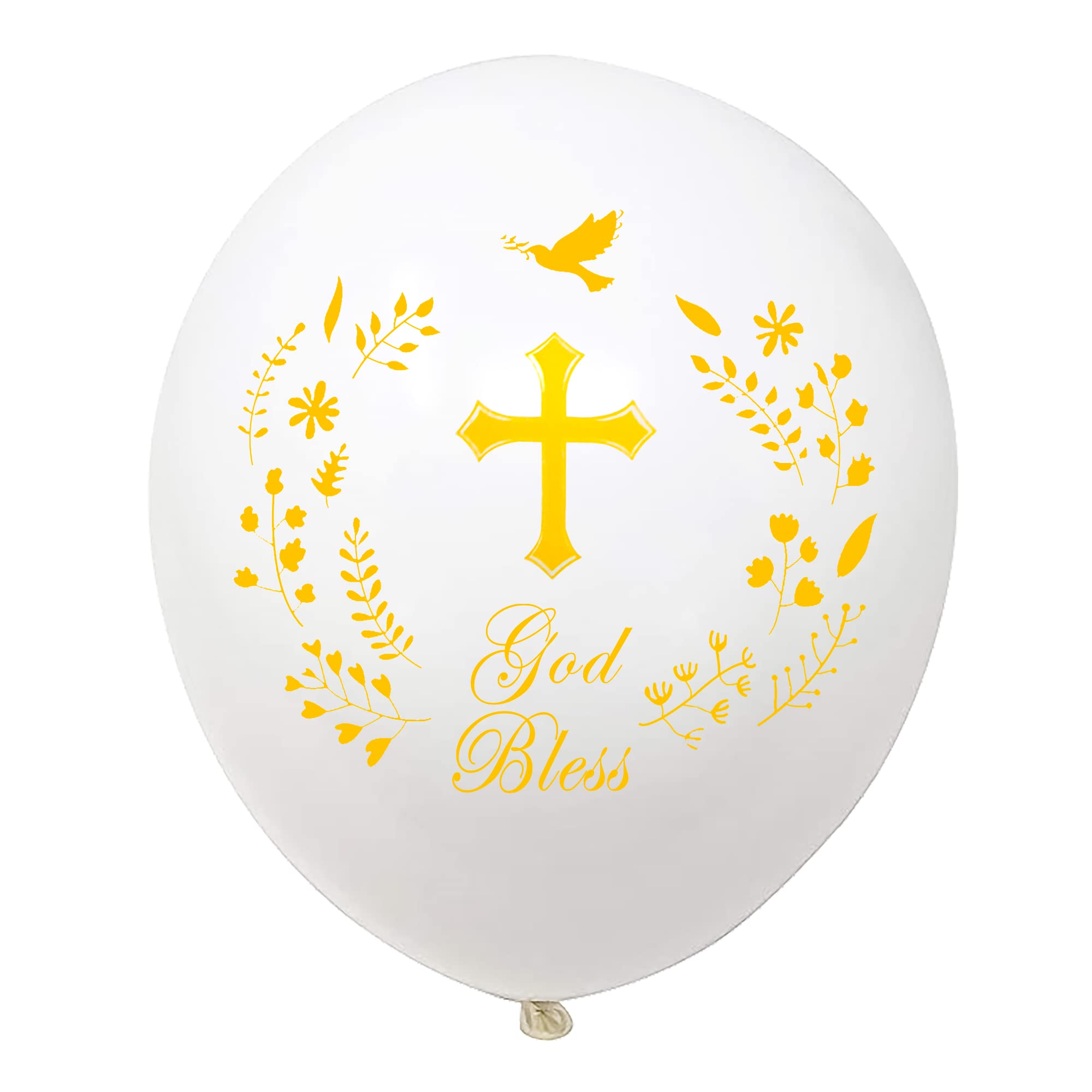First Communion Decorations for Boys and Girls - Holy Communion Party Supplies, Cross Centerpieces, Banner & Tableware - Perfect for Church Celebrations, Home Parties & Religious Events