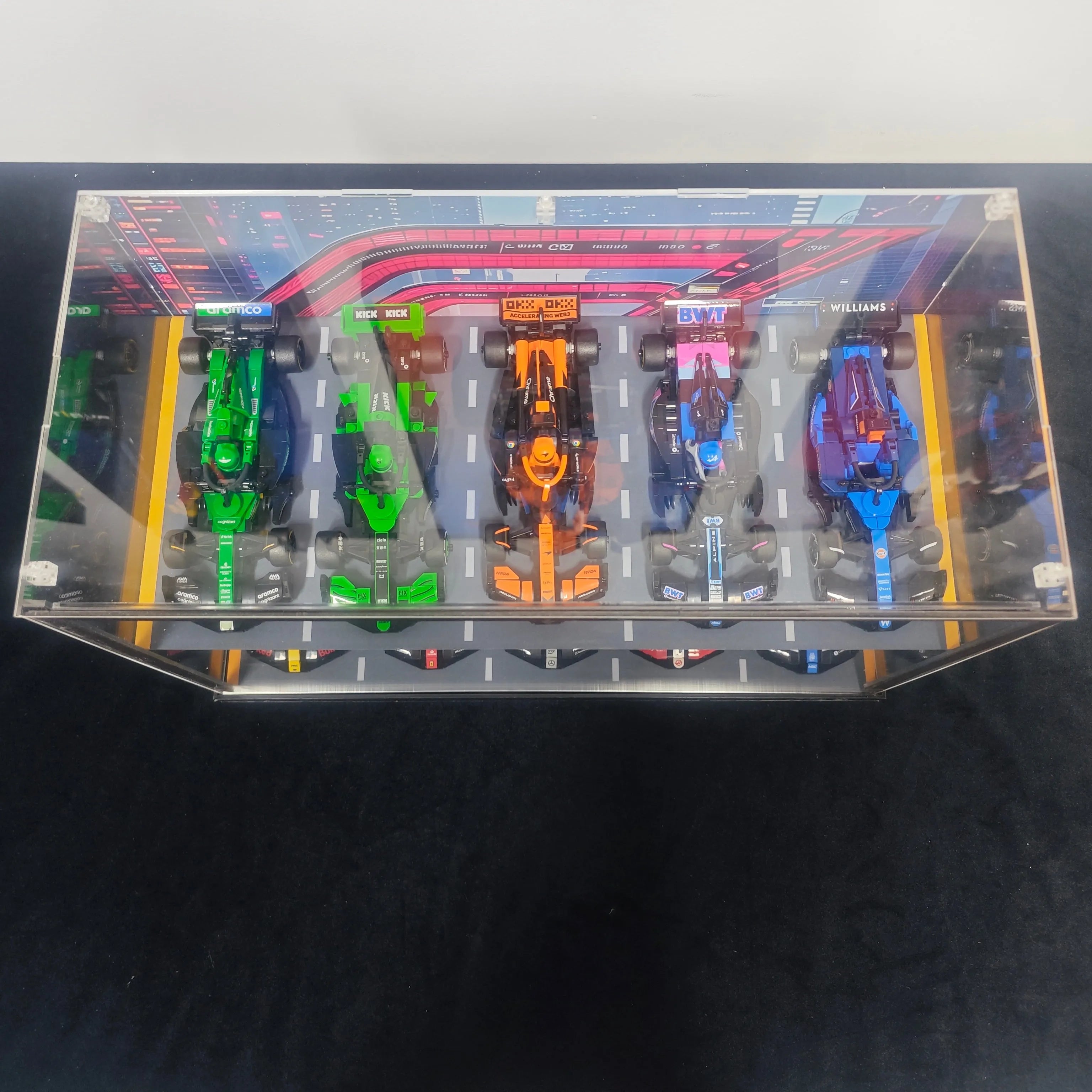 LEGO Speed Champions Series Display Case for 1:32 Scale Models - Perfect for Showcasing Your Full Collection at Home or Office