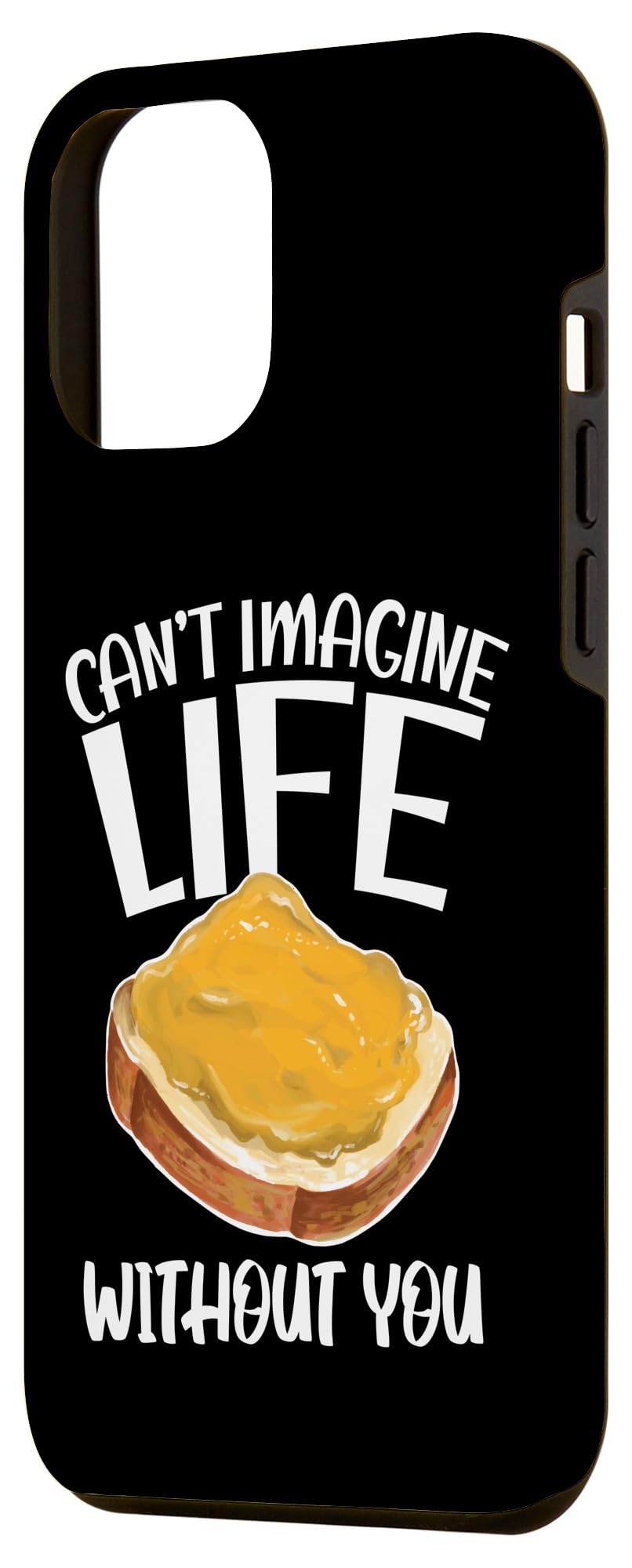iPhone 12 Pro Max Protective Case with Nutty Peanut Butter Design - Durable Slim Cover for Everyday Use, Perfect for Work, Travel & School