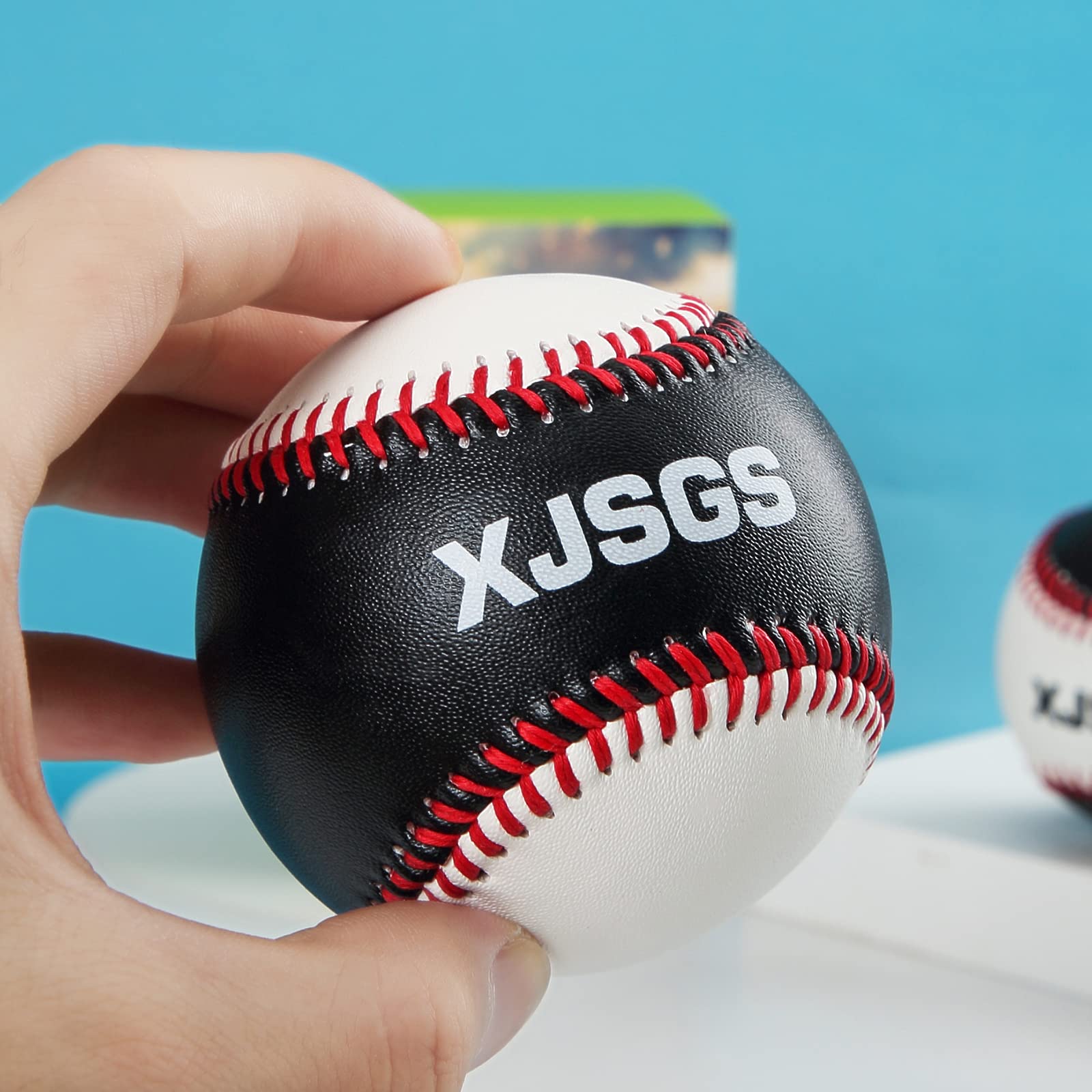 Official League Baseballs for Recreational Use - 9 Inch Standard Size Practice Baseballs for Indoor & Outdoor Training, Games & Sports Activities