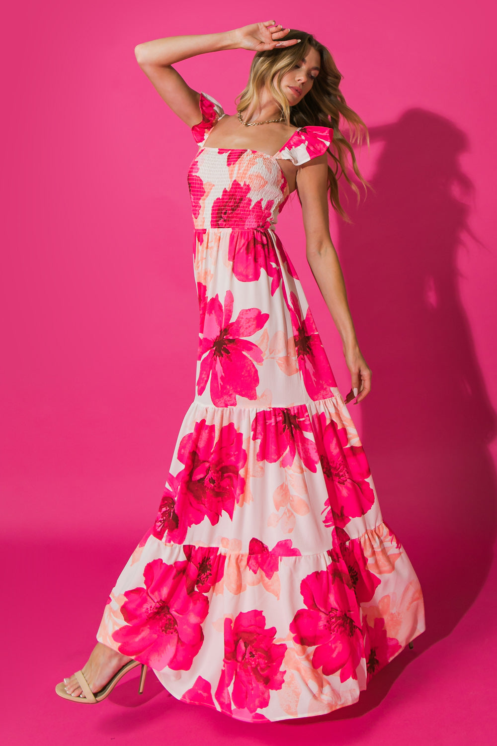 Floral Maxi Dress for Women - Comfortable & Stylish Summer Boho Dress for Beach, Vacation, and Outdoor Events